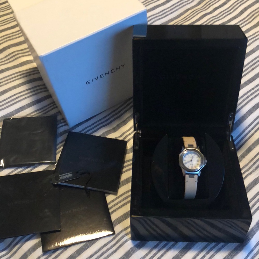 Givenchy Five Watch | Mother of Pearl & Stainless